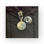 Betsey Johnson 𒀭 Faux Fur Quilted Puffer Mid Length Ski Parka Jacket 𒀭 Black S Photo 7