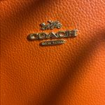 Mollie Tote 25 in Mango w Matching Coach Double Corner Zip Wristlet Photo 1