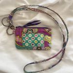 Vera Bradley Zip ID Wallet + Lanyard Photo 1