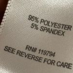 One World  Blouse Women's Size Small Petite Paisley Cold Shoulder Black White‎ Photo 3