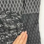 Jonathan Simkhai Black & White Textured Patchwork Style Fit & Flare Mini Dress 6 Photo 5