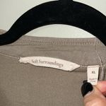 Soft Surroundings  womens XL lightweight full zip jacket high low 3/4 sleeve knit Photo 2