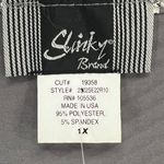 Slinky Brand Tank Top Womens 1X Gray Silver Polka Dot Shimmer Glam Boho Chic Photo 9