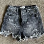Free People We The Free Women's Crvy Distressed High Rise Cut Off Jean Shorts Photo 2