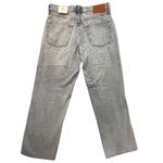 Lucky Brand  Jeans Womens 4/27 90s Loose High Rise Crop Button Fly Blue Denim‎ Photo 4