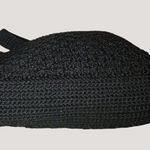 The Sak Black Crochet Shoulder Bag Zipper Closure Inner Pocket Photo 6