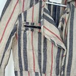 Free People  Moto Linen Jacket-Oversized Photo 5