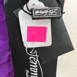 La Femme NWT strapless sweetheart electric purple gown prom dress size 2 Photo 25