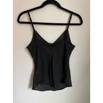 Vintage 90s SANDRA INGRISH Sheer Black Cami Top Medium Indie Sleaze Fairy Mesh Photo 3