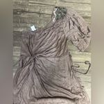 Pretty Good  One-Shoulder Dress in Brown Photo 1