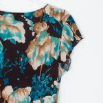 Vintage Stephen and Casey Womens Floral Faux Wrap Blouse Size M Fairy Boho Blue Size M Photo 5