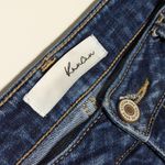 KanCan High Rised Ripped Mom Relaxed Fit Jeans Distressed Dark Blue Tapered 30 Photo 3