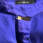 Alice & Trixie Alice‎ Trixie Silk Shift Dress Midi Long Sleeve Work Casual Size Large Photo 6