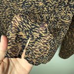 Ted Baker  London Women's Ammbre Exaggerated Shoulder Blouse Animal Print Size‎ 4 Photo 7