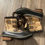 Sorel  Women's Slimpack II | Waterproof Winter Boot Tan Black Size 8 Photo 1