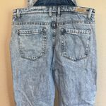 BLANK NYC [] SLIM GIRLFRIEND OVERALLS Size 25 Light Faded Denim Distressed Frayed Photo 8