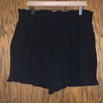 Lulus black paper bag waist shorts Photo 0