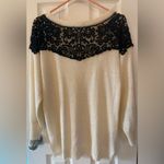 Charming Charlie  Lace Sweater Photo 3