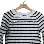 Gap  Womens XS Cable Knit Crew Neck Striped Sweater Photo 3