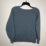 Loft  blue quilted sweatshirt mid weight size XS‎ Photo 6