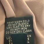 Ralph Lauren Lauren  Gold Shimmer Lined Ruched Cocktail Dress 8 Textured Holiday Photo 7