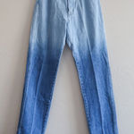 Wrangler Vintage Jeans Cowboy Cut Ombre Dip Dyed Made in USA Size 11x34 14MWZ Photo 0