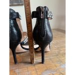 Antonio Melani ‎ 3.5" High Heel 8.5 Black Pump Rhinestone Embellished Formal Shoe Photo 5