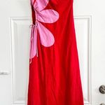 Farm Rio  Cut Out Flower One-Shoulder Dress Photo 5