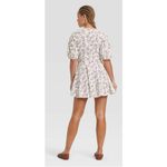 Universal Threads Women's Bell Elbow‎ Sleeve Mini A Line Floral Dress Medium Universal Thread Photo 2