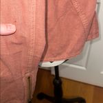 Free People  Women's Rosewood Washed Linen Moto Jacket Photo 2