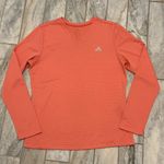 Adidas NEW  women's medium pink V-neck long sleeve shirt Photo 0