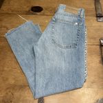 Lucky Brand Woman’s  Relaxed Taper Jeans With Tribal Detail Distressed Size 00 Photo 9