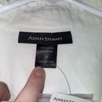 Ashley Stewart  Women's 3/4 Sleeve Cotton White Button-Up Shirt Size 24‎ NWT Photo 3