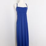 Susana Monaco Y2K Blue Spaghetti Strap Maxi Dress Size Small Photo 1