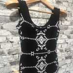 Xhilaration EUC Black & White Bodycon Dress Size XS Photo 2