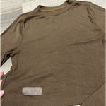 Set Active REMIX FORM CROP LONGSLEEVE - COOKIE Photo 1