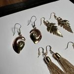 Lot Of 4 Dangle Drop Pierced Earrings Photo 9