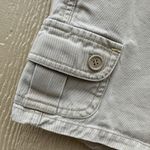 Aeropostale Vintage Y2K Khaki Chino Cargo Shorty Shorts Beige Juniors Size 11/12 Photo 2