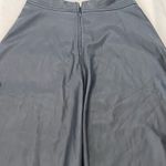 Banana Republic Women's Skirt Sz 6 Faux Leather Black Biker Edgy Quiet Luxury Photo 4