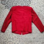 Vintage Kasper for A.S.L. Embroidered Two Piece Skirt Suit Set Red 14 Photo 3