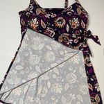 Lands' End Blackberry Jacobean Sweetheart Swim Dress O/P Swimsuit Sz 18 W… Photo 5