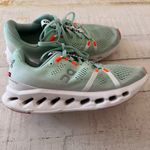 On Running Cloudsurfer Sneakers Women’s 7.5 Creek White Mint On Cloud Shoes Photo 4