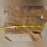 DAVID BROOKS Pig Suede Leather Jacket Women Studded Western Boho Brown S 18 Tan Photo 14