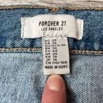 Forever 21 Womens Distressed Ripped Straight Tapered Jeans 30 Medium Blue Denim Photo 6