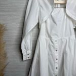 Free People  dress midi strapless cotton boho a-line Large Photo 3