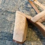 BP Lula Slingback Block Heel Suede Leather Sandal Blush Size 9.5 Photo 6