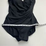 MiracleSuit  Women 14 Oceanus One Piece Swimsuit Black Body Shaping Slimming NWOT Photo 7