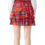 Rebecca Minkoff Red Ruffle Mini skirt Photo 6