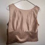 Amanda Smith Suits Sleeveless Shell Blouse Champagne Photo 9