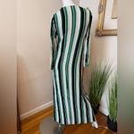 Urban Outfitters  SMALL Striped Green and White Maxi Dress Photo 1